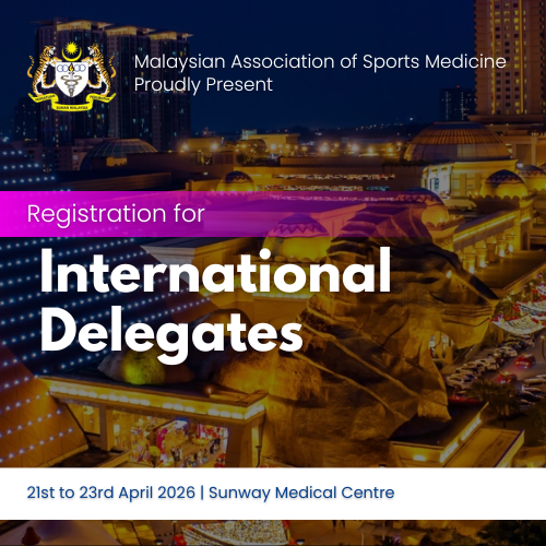 Malaysian Association of Sports Medicine (MASM 2026) Registration