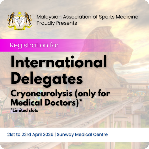 Malaysian Association of Sports Medicine (MASM 2026) Registration