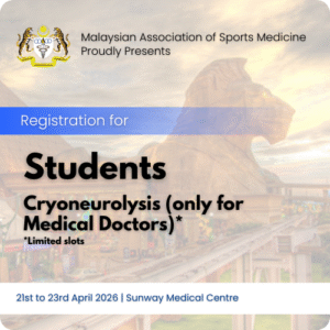 Registration for Students (Cryoneurolysis) - only for Medical Doctors