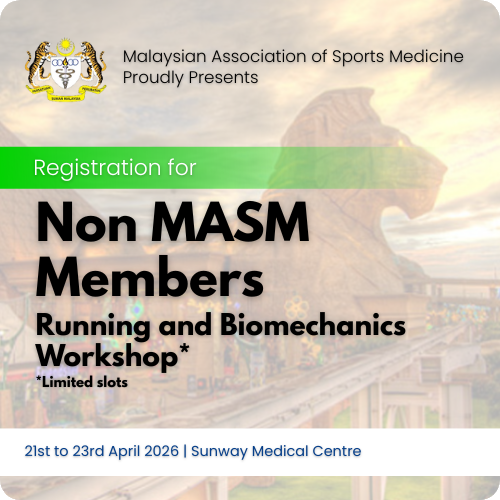 Malaysian Association of Sports Medicine (MASM 2026) - Registration